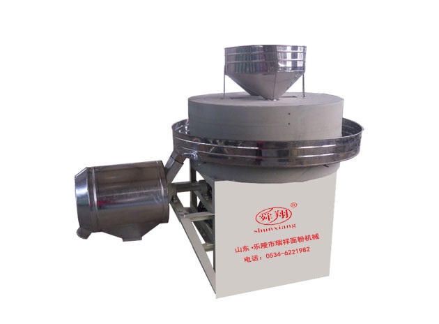 SMY-1000半（bàn）自動石磨麵粉機